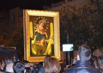 Quadro Madonna di Pompei a Caloveto