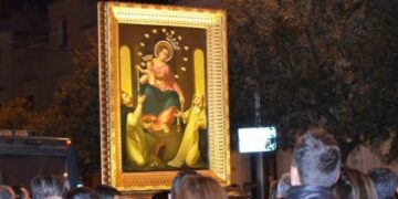 Quadro Madonna di Pompei a Caloveto