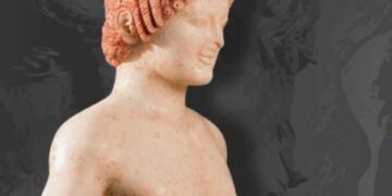 Stele marmorea di Crotone esposto al Parlamento Europeo