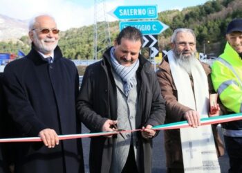 Svincolo Campotenese, Gagliardi al taglio del nastro