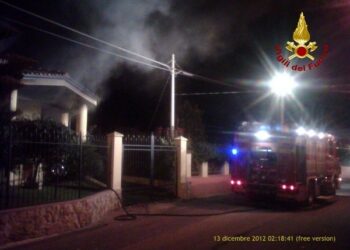 Incendio distrugge villetta a Le Cannella