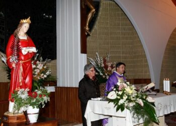 Santa Lucia, immagine sacra donata alla Chiesa di Sant’Antonio