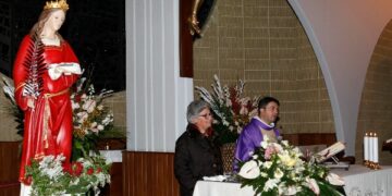 Santa Lucia, immagine sacra donata alla Chiesa di Sant’Antonio