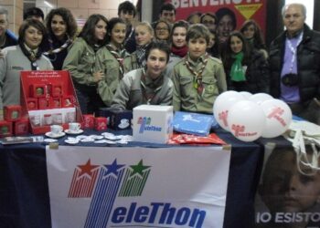 In piazza per aiutare la ricerca