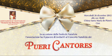‘Pueri Cantores’ in chiesa a Ciro’