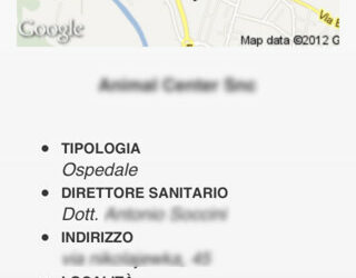 Animali, App sulle strutture veterinarie nella provincia