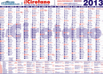 Calendario de ilCirotano 2013