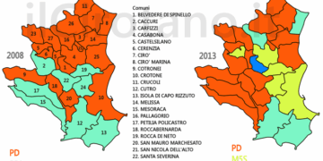 Elezioni 2013 in Calabria: risultati a confronto con il 2008