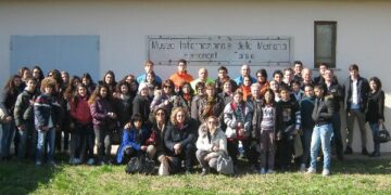 Delegazione di Ciro’ Marina in visita al Campo di Ferramonti di Tarsia