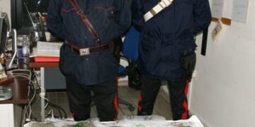 Detenzione e spaccio di droga, arrestata coppia di coniugi a Rossano
