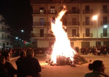 Festa San Giuseppe, lunedi sera i Focareddi