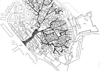 Impianto stradale centro storico Crotone a forma di albero