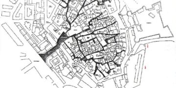 Impianto stradale centro storico Crotone a forma di albero