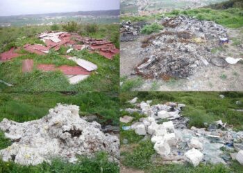 Scoperta discarica di eternit a Crotone