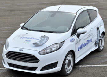 Ford studia la Fiesta elettrica con i motori dentro le ruote