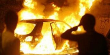 Incendiata autovettura di un carabiniere a Corigliano