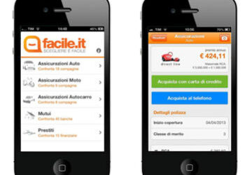 La polizza Rc auto si compra con un app. Si parte con l’iPhone