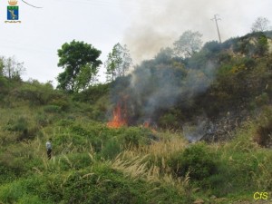 Incendio a Cotronei