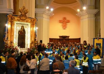 Madonna di Capocolonna, le Misericordie alla Santa Messa
