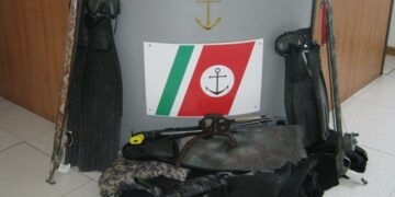Sub pescavano nell’Area Protetta di Capo Rizzuto, multati