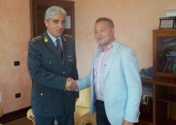 Il sindaco Bruno incontra il comandante provinciale della Guardia di Finanza