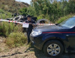 Scoperta discarica abusiva a Scandale