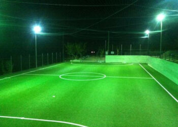 Caloveto, ultimati lavori al campo di calcetto