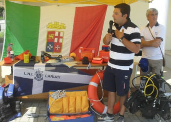 Dimostrazione pratica di soccorso in mare a Cariati
