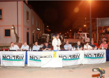 Senatori e deputati calabresi al protesta No Triv Tour