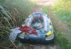 Pesca illegale sul fiume Tacina