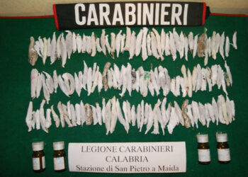 Sequestrati 134 dosi di marijuana, due arresti a San Pietro a Maida