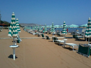 spiaggia attrezzata di un Lido
