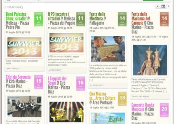 Nasce la nuova rubrica Calendario Eventi