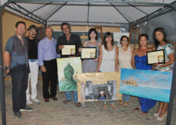 Estemporanea di pittura a Le Castella, primo posto per Francesco Giordano