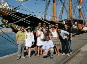 Giovani del Rotary Club Crotone a bordo della Nave Palinuro