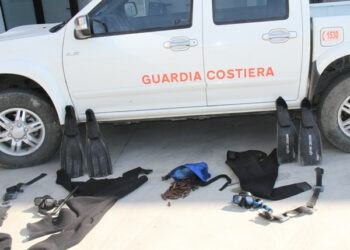 Trovati con 2,5 chili di datteri di mare, tre denunce