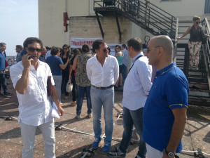 protesta sul tetto del tribunale di Rossano