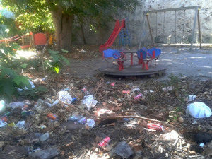 Degrado Villetta Baden Powell a Crotone