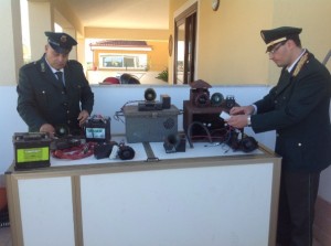 Richiami illegali sequestrati nel crotonese