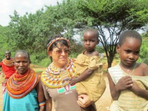 Rita Caparra in Kenya