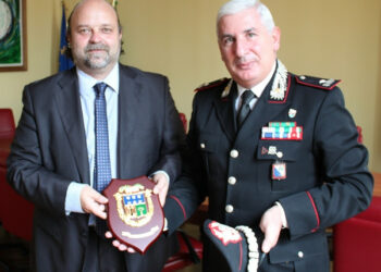 Il generale Lusi in visita alla provincia di Crotone