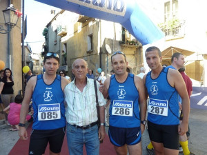 Vozzo, Ferraro, Vitale e Capitò alla gara di Petilia Policastro