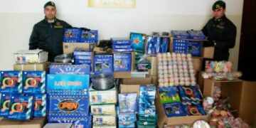 Sequestrate luminarie natalizie pericolose nel lametino