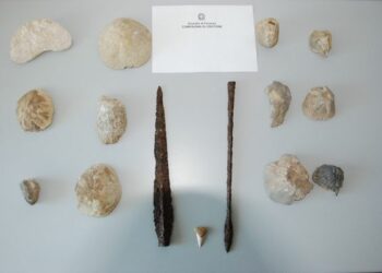 Trovati 12 reperti archeologici a Belvedere Spinello