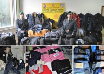 Tra abiti e scarpe originali vendeva merce contraffatta, una denuncia