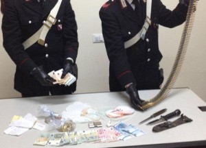 Materiale sequestrato