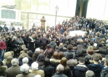 Funerali strazianti per Egidio Aloisio