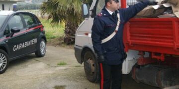 Sul camion una tonnellata di eternit, una denuncia a Isola