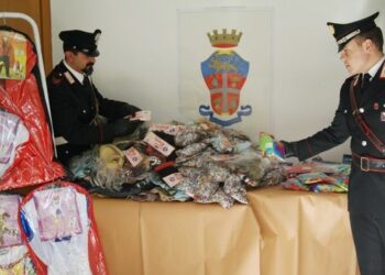 Maschere di Carnevale pericolose, maxisequestro a Ciro’ Marina