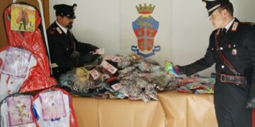 Maschere di Carnevale pericolose, maxisequestro a Ciro’ Marina